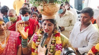 Lal Darwaza Bonalu 2021 | Jogini Nisha Kranthi Sigam at Uppuguda Mahankali Temple | BONALU 2021