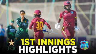 1st Innings Highlights | Pakistan Women vs West Indies Women | 3rd ODI 2024 | PCB | M2E2A