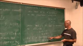 MATH085 Section 1.5 Solving Equations with Whole Numbers