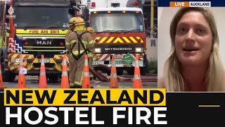 At least six dead in New Zealand hostel fire