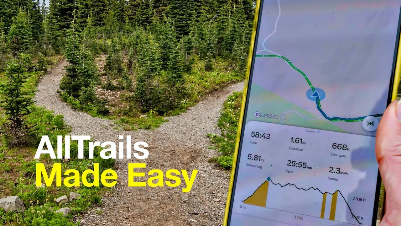 How To Use The Alltrails App For Beginners Youtube