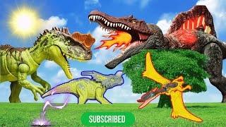 Mid-range Dinosaurs Collection: Veloci, Herrerasaurus, Avaceratops, Sauropelta | Jurassci World !