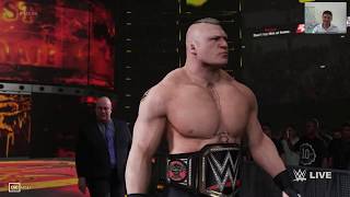 Brock Lesnar vs. Cain Velasquez WWE 2K Smackdown Live 2/22/2020