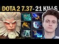 Monkey King Gameplay Miracle with 21 Kills and Aghanims - Dota 2 7.37