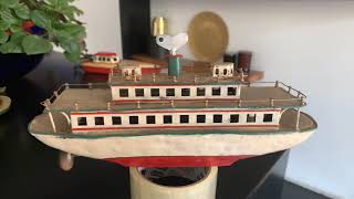 Tin toys Germany, Carette 1915, Ferrys boat