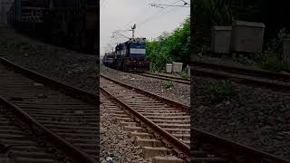 11298 SPJ WDM3D DEPARTURE FROM TAREGNA #indianrailways #disealshorts #locomotive