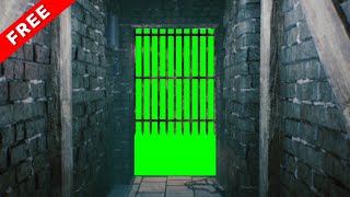TOP 4 PRISON DOOR green screen Transition