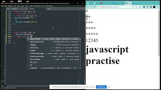 asterisk code in javascript / pattern in javascript