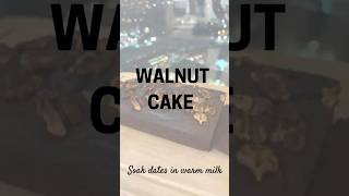 Dates \u0026 Walnut Cake ~ Eggless Cake with no sugar