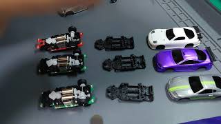 1/76 ターボレーシング全車（ C71、C72、C73含む）分解比較検証 1/76 Turbo Racing All cars Disassembly comparison verification