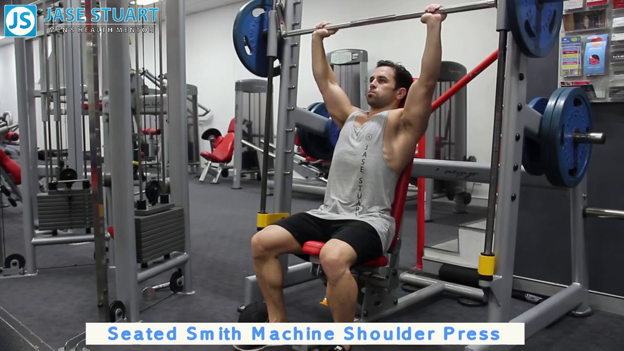 Seated Shoulder Press Smith Machine Cabinets Matttroy