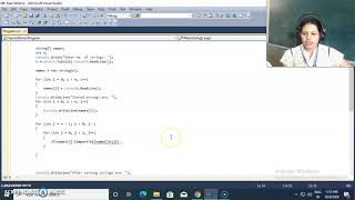 Sort Strings Using Bubble Sort method