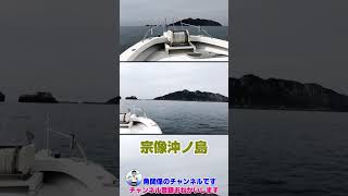 神宿る島宗像沖ノ島に船中泊釣行に行った時の思い出🤗#shorts