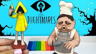 Повар и Шестая из игры Маленькие Кошмары (Little Nightmares) | Лепим фигурки из пластилина