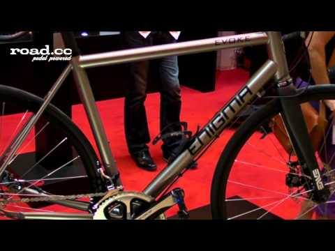 Enigma Evoke Disc Ti road bike and new paint shop