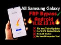 All Samsung FRP Bypass 2024|Samsung Google Lock Remove Android 11/12/13/14 New Method No *#0*#