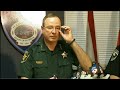 Fla. sheriff's heated response to reporter's question about 'gunfight' comment