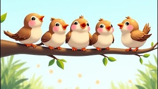 Five Sparrows - Fun Poetry for Kids