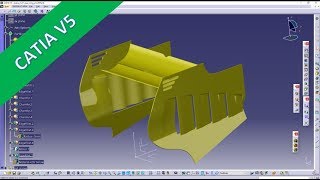 F1 Rear - Wing - Part 1 - Catia v5 Training - GSD