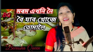 MOROM AKHONI NOI COVER SONG  মৰম এখনি নৈ BARASHA QUEEN