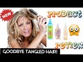 How to detangle matted hair/ products comparison