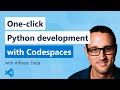 One-click Python development setups in the Cloud with Codespaces