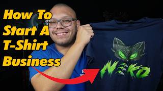 How To Start A T-Shirt Printing Business From Home In 2025 (Full Course)