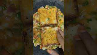 Making of bread omlette🤩 Bread toast omlette