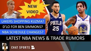 NBA Trade Rumors On Ben Simmons, D’Angelo Russell & Andre Drummond + 2020-21 NBA Schedule Changes?