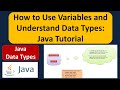 How to use variables in Java? | Java Data Types | Java Tutorial