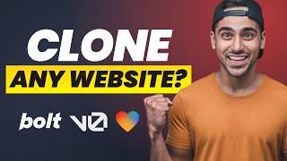 Clone any WEBSITE using AI | Bolt.new vs v0 vs Lovable - Which is the best for website cloning?