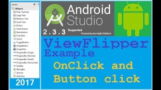 Android Studio tutorial - Android viewflipper example. ViewFlipper tutorial. NEW