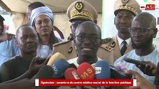 Olivier Boucal, a procédé ce mercredi à l’inauguration du service médico-social  à Ziguinchor.