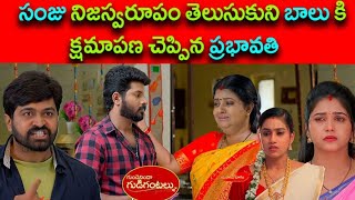 సంజు నిజస్వరూపం తెలుసుకుని బాలు కి క్షమాపణ చెప్పిన ప్రభావతి ఆనందంలో మీనా సత్యం షాక్ లో నీలకంఠం