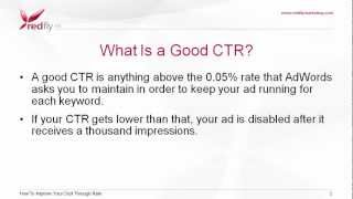 Google AdWords Advanced Tutorial 7 - How To Improve Your Click Through Rate