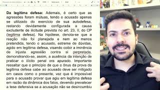 É necessário que o homem registre boletim de ocorrência das lesões para provar a legítima defesa?