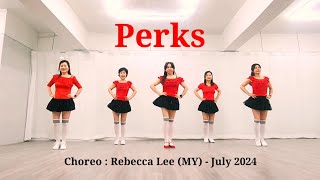 Perks Line Dance/Improver/펔스/초중급라인댄스/초급수업강추👍👍👍