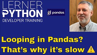 for loops in Pandas? You're doing it wrong.