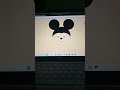 Draw Mickey mouse with Python Turtle #python #youtubeshort #youtube #viral #mickeymouse