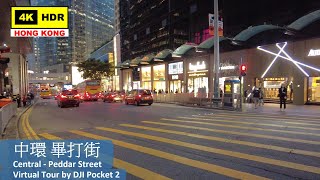 【HK 4K】中環 畢打街 | Central - Peddar Street | DJI Pocket 2 | 2021.11.19