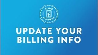 Sling TV: Update billing info on sling.com