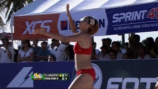 F2 LOGISTICS VS. PETRON SPRINT 4T - SET 2  | PSL Beach Volleyball 2016