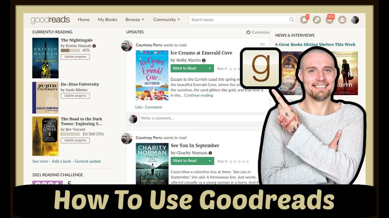 How To Use Goodreads Youtube