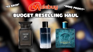 BUDGET 1000$+ PROFIT MULEBUY COLOGNE RESELLING HAUL REVIEW (TOM FORD, DIOR SAUVAGE ETC)