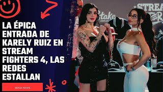 Karely Ruiz's epic entrance in Stream Fighters 4, the networks explode