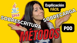 🚀 SOBRESCRITURA y SOBRECARGA de MÉTODOS en JAVA | 🤔| Curso de POO 🖥️ | Explicación FÁCIL 2023