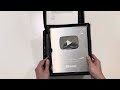 Unboxing Sliver Play Button 100K Subscribers ❤️👍 Road to 1K Subs Channel hit milestone 🔥