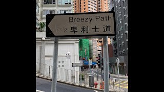 漫步於...香港島卑利士道 (Breezy Path, Mid levels) Walk around in Hong Kong