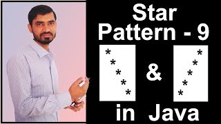 Star Pattern - 9 Program (Logic) in Java by Deepak