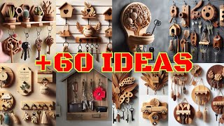 +60 Ideas de Portallaves de MADERA que puedes HACER para VENDER y GENERAR INGRESOS!🔥💰